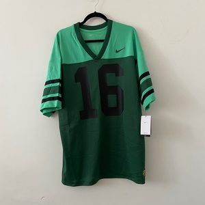 Men’s Nike Dri-Fit Green Plain Football Jersey Size XL
